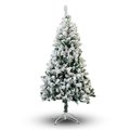 Perfect Holiday Perfect Holiday PVCS-6 6 ft. PVC Snow Flocked Christmas Tree PVCS-6